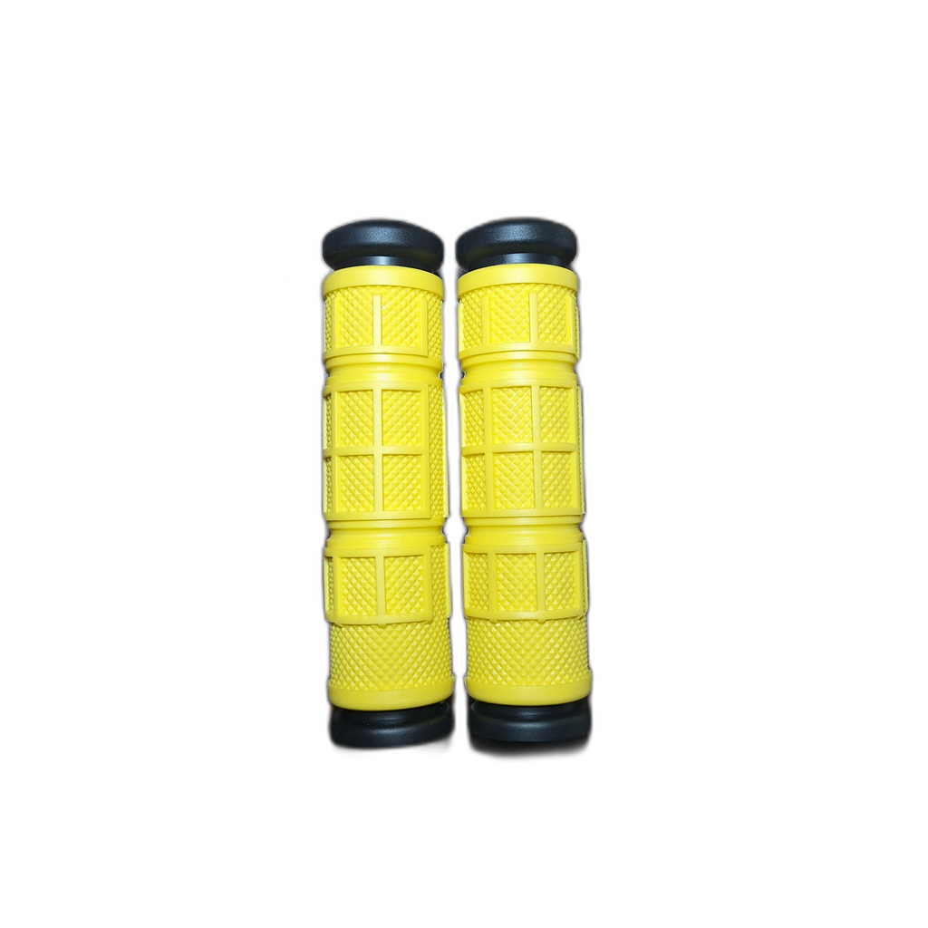 PUÑOS DE GEL MTB AMARILLO CON NEGRO 125 mm