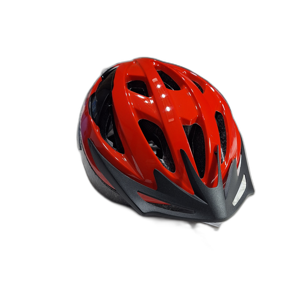CASCO RADICAL MOUNTAIN MTB NT CON LUZ ROJO NEGRO TALLA L  CE CN1078