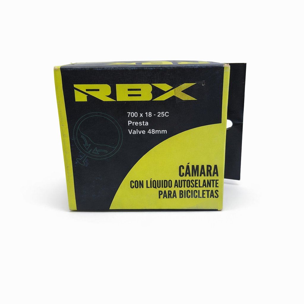 [AUT-RBX-700-F] Autosellante Camara RBX Aro 700x18/25C Válvula Francesa 48 mm