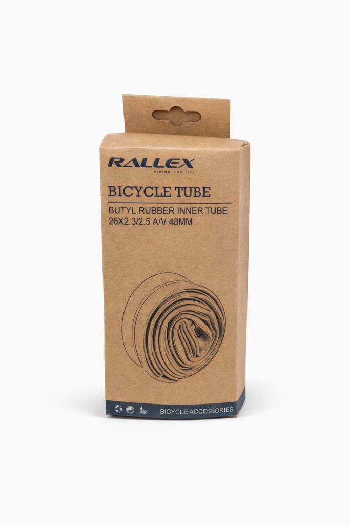 [CAM-RAL-26-A] Camara Rallex Aro 26x2.3/2.5 Válvula Auto 48mm