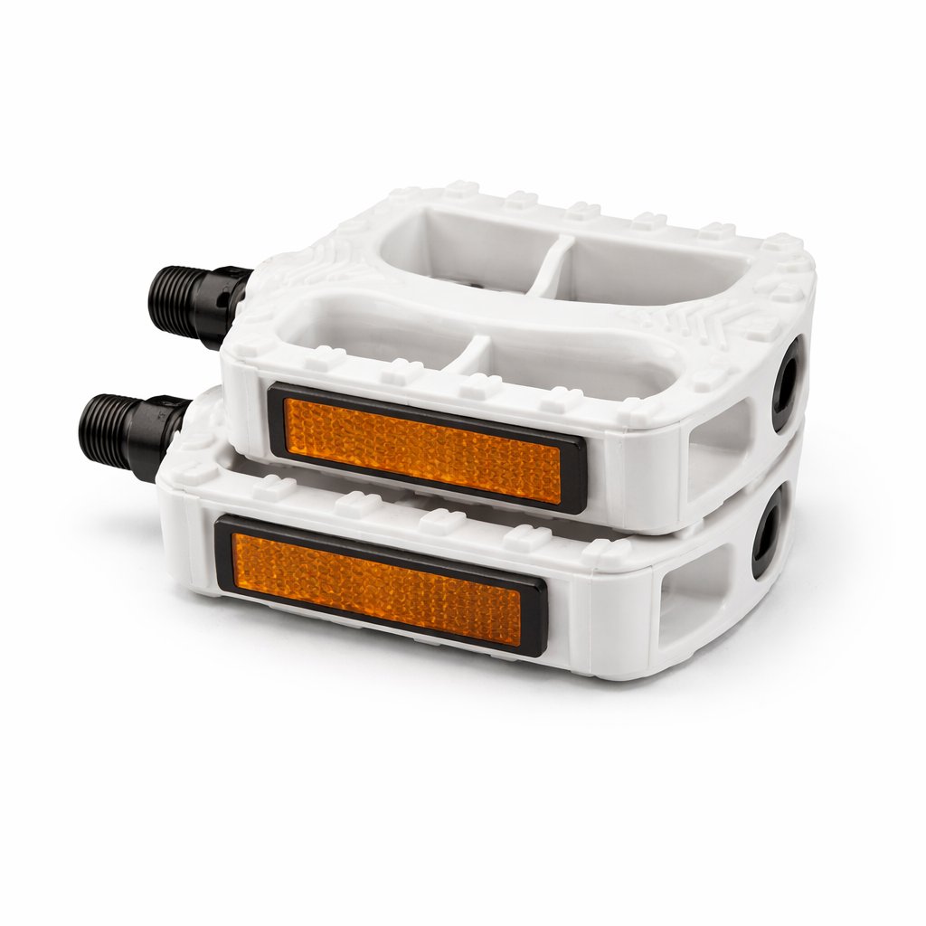 [PED-GEN-MTB-B] Pedales Plataforma Genérico MTB FLAT Blanco 125X75mm