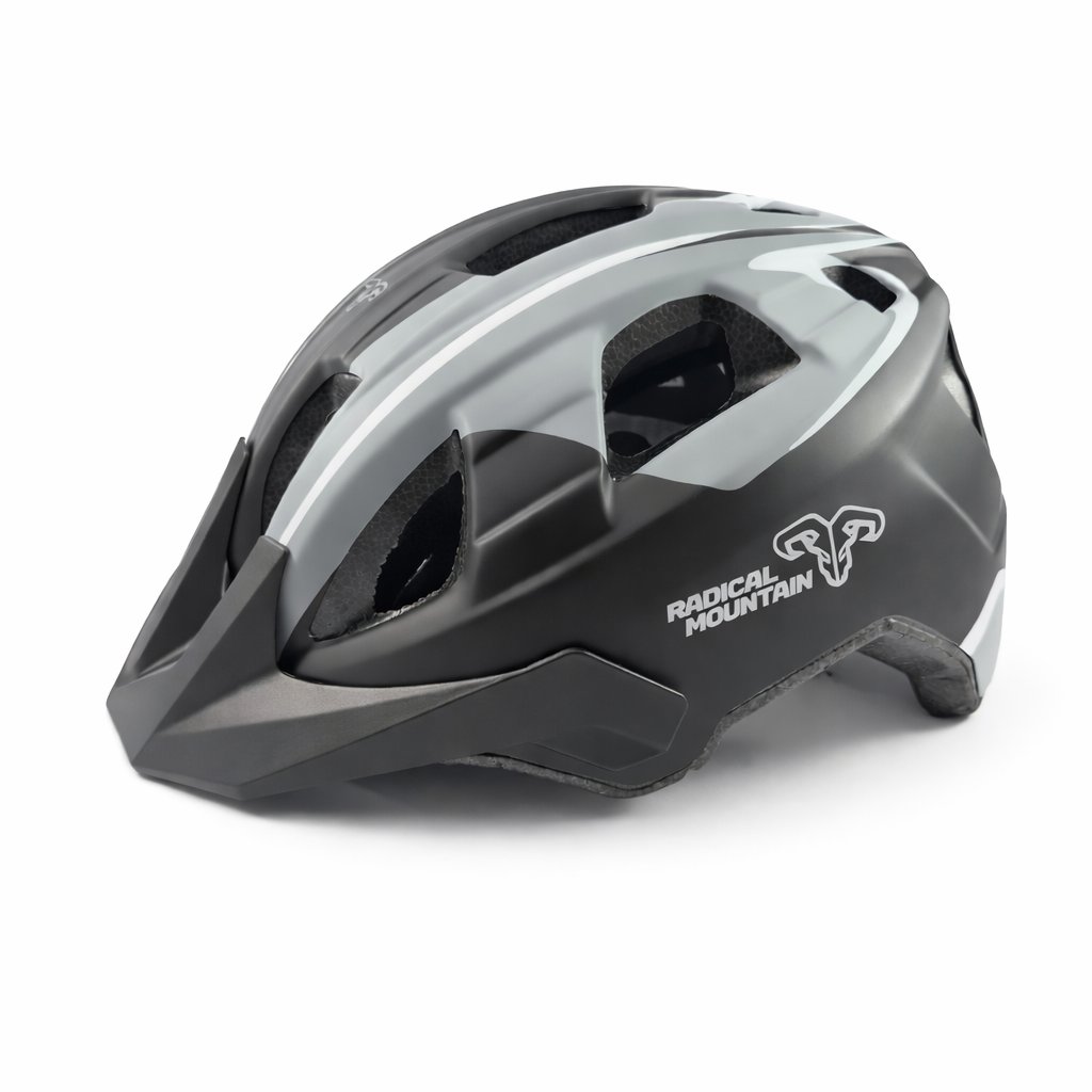 [CAS-RAD-S30-G] Casco Enduro Abierto Radical Mountain S302L Gris 58-62cm