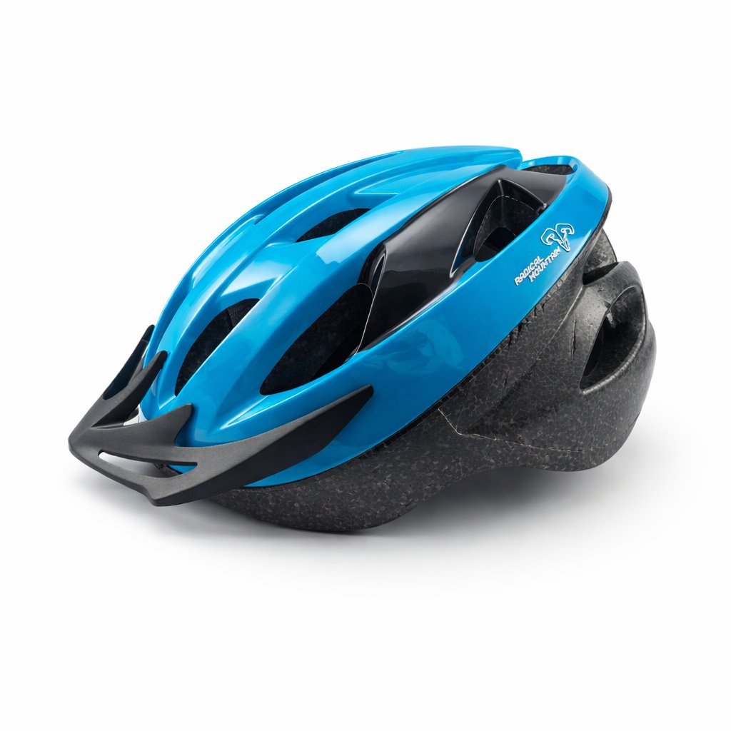 [CAS-RAD-LUZ-A] Casco Radical Mountain Luz trasera Azul 58-62cm