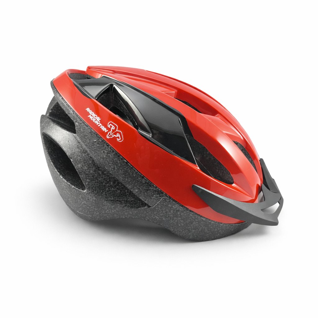 [CAS-RAD-LUZ-R] Casco Radical Mountain Luz trasera Rojo 58-62cm