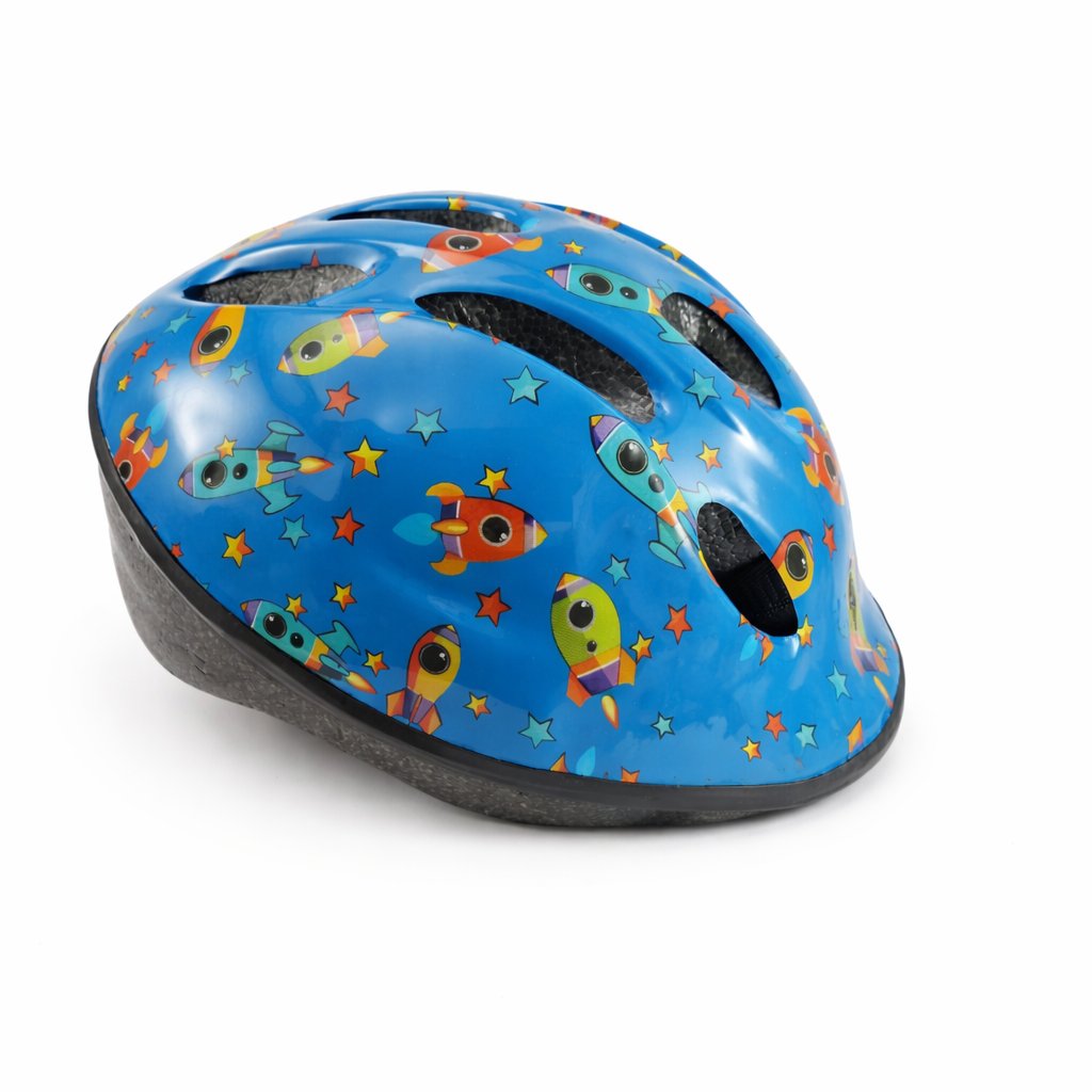 [CAS-RAD-COH-A] Casco Infantil Radical Mountain Cohetes Azul 46-54cm