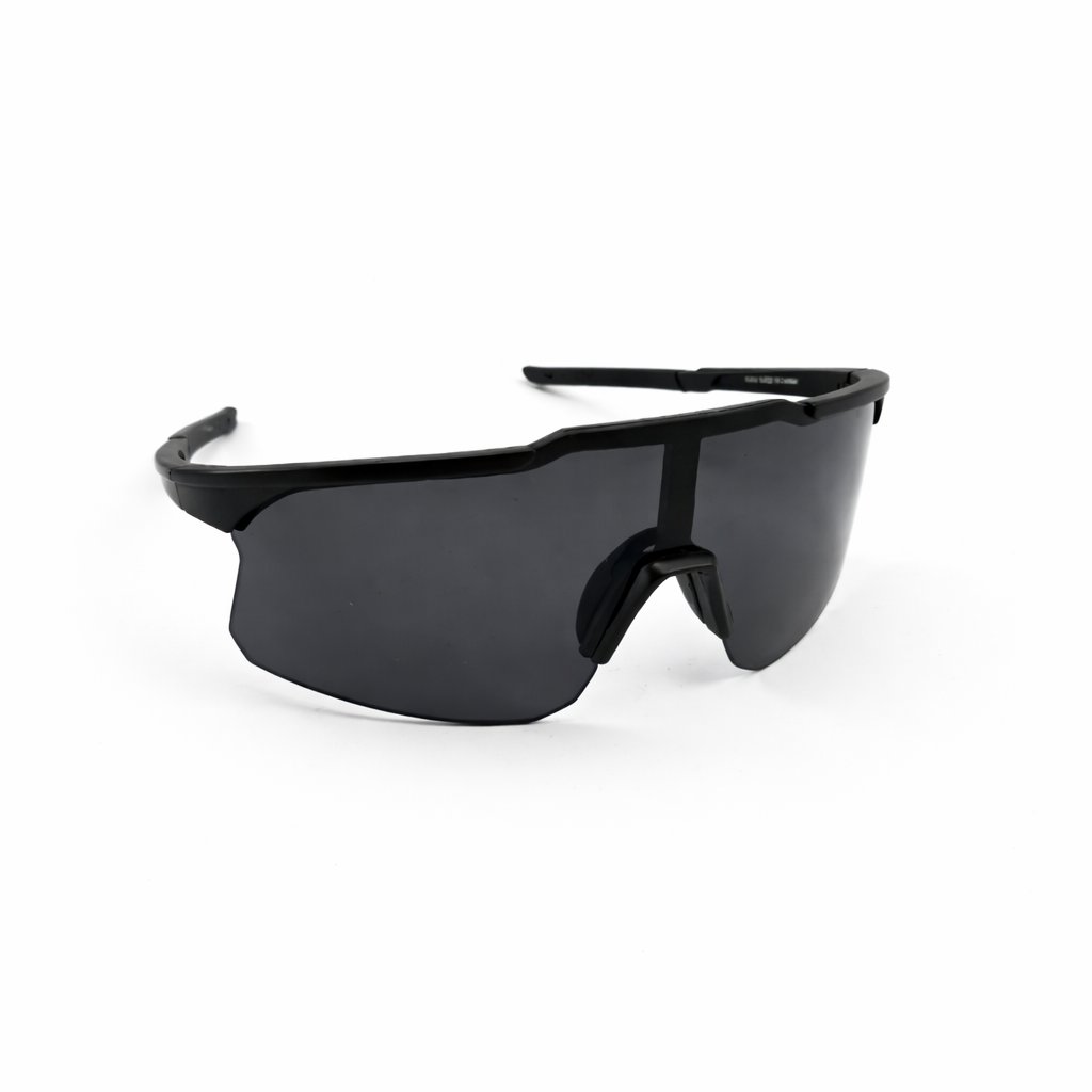 Lentes Genérico Ancho Deportivo Negro Cat.2