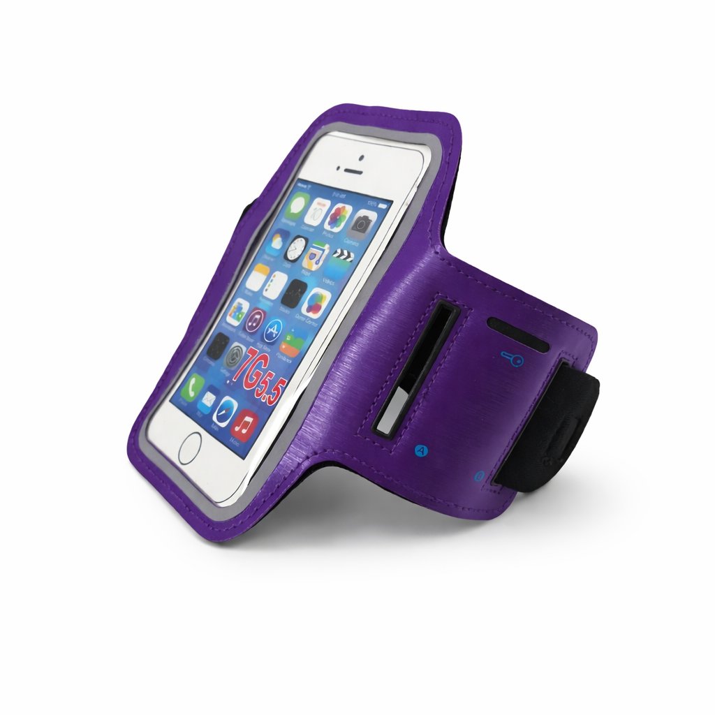 [POR-GEN-BRA-M] Porta Celular Genérico Brazo Morado 170x110mm