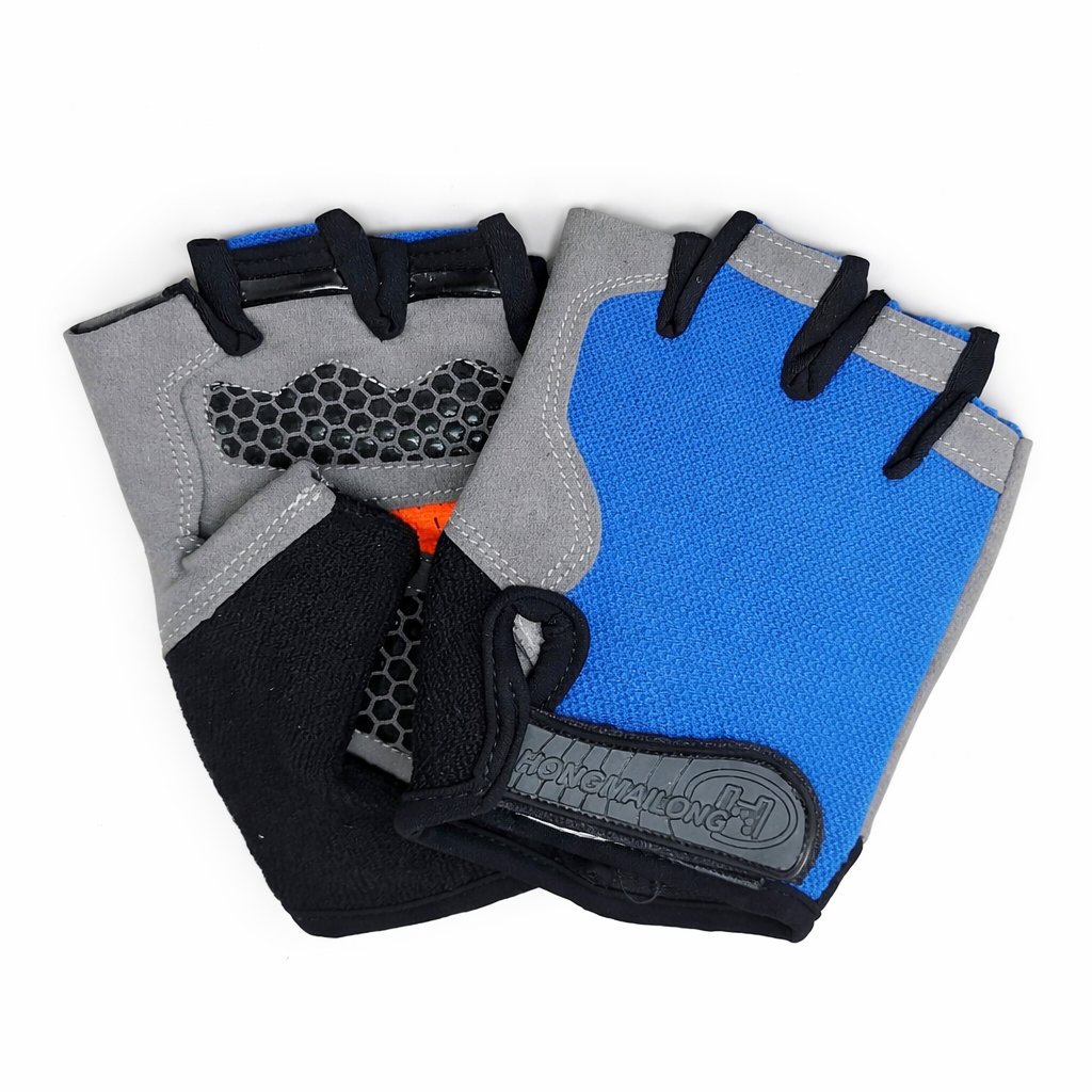 [GUA-HON-EST-A2] Guantes cortos Hongmailong Estándar Azul,S