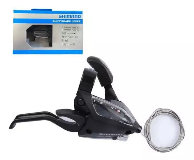 [MAN-CAM-SHI-8R2A] Manilla Cambio y Freno Shimano ST-EF500-8R2A 8 vel W/O