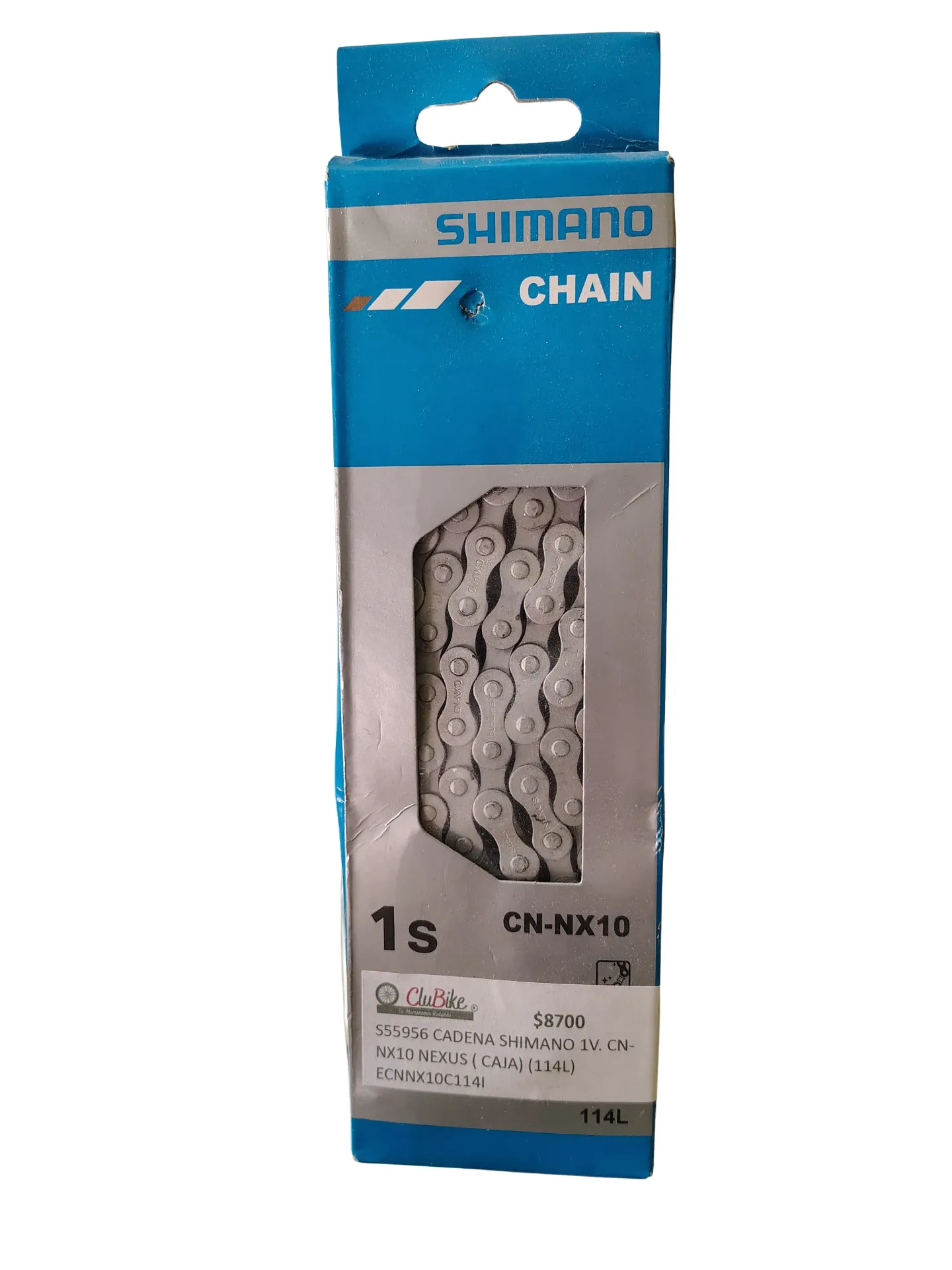 [CAD-SHI-NX1-0] Cadena 114L Shimano CN-NX10 1S