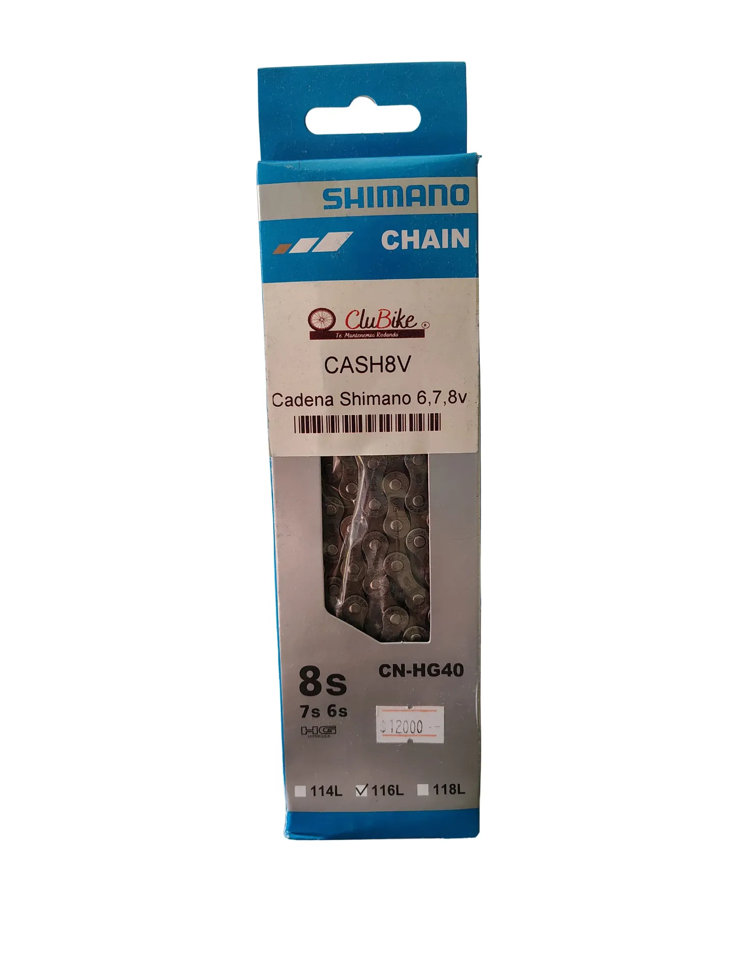 [CAD-SHI-HG4-0] Cadena 116L Shimano CN-HG40 6,7,8s