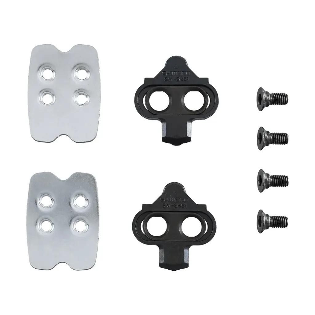 CALAS SHIMANO (JGO) SM-SH51 CLEAT SET (PAIR) FOR SINGLE RELEASE MODE, IND.PACK