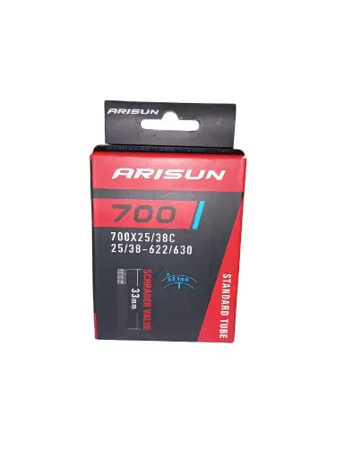 [CM700A01] CAMARA ARO 700 X 25/38C VALVULA AUTO 33mm ARISUN