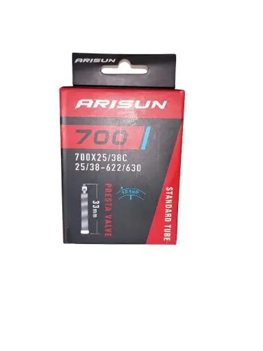 [CM700F02] CAMARA ARO 700 X 25/38C VALVULA FRANCESA 33MM ARISUM