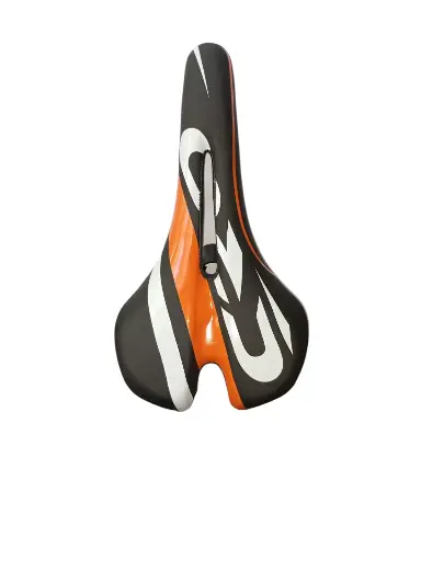 [SIPNNB01] SILLÍN PROSTÁTICO NEGRO NARANJO BLANCO 15 X 28 CM